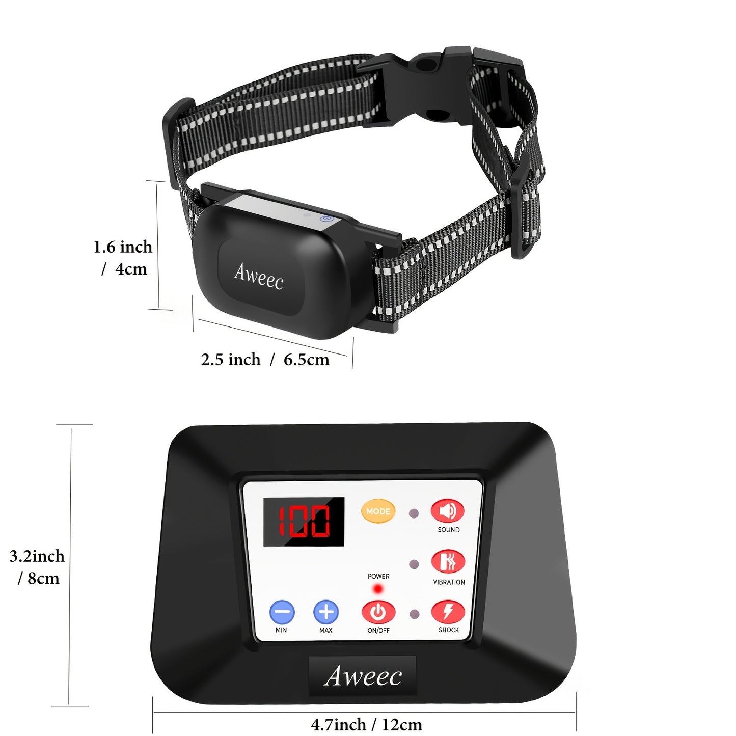 Wireless Dog Fence System 2024 Electric Fence for Dog and Training Collar with Remote Wireless Dog Collar Boundary Containment System Adjustable Range Sizes Suitable for All Dogs