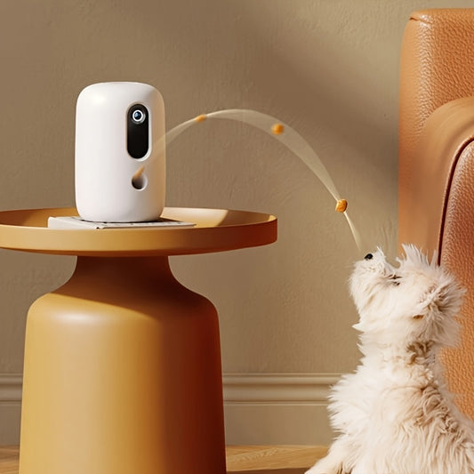 WiFi Pet Camera with Treat Dispenser 2K 1440p Video 2-Way Audio Night Vision Motion Alerts and Speaker for Remote Monitoring and Interactive Feeding