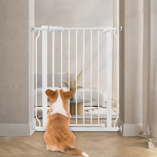 Functional Dog Fence in Black or White with 3 Sizes and Complete Accessories for Pets