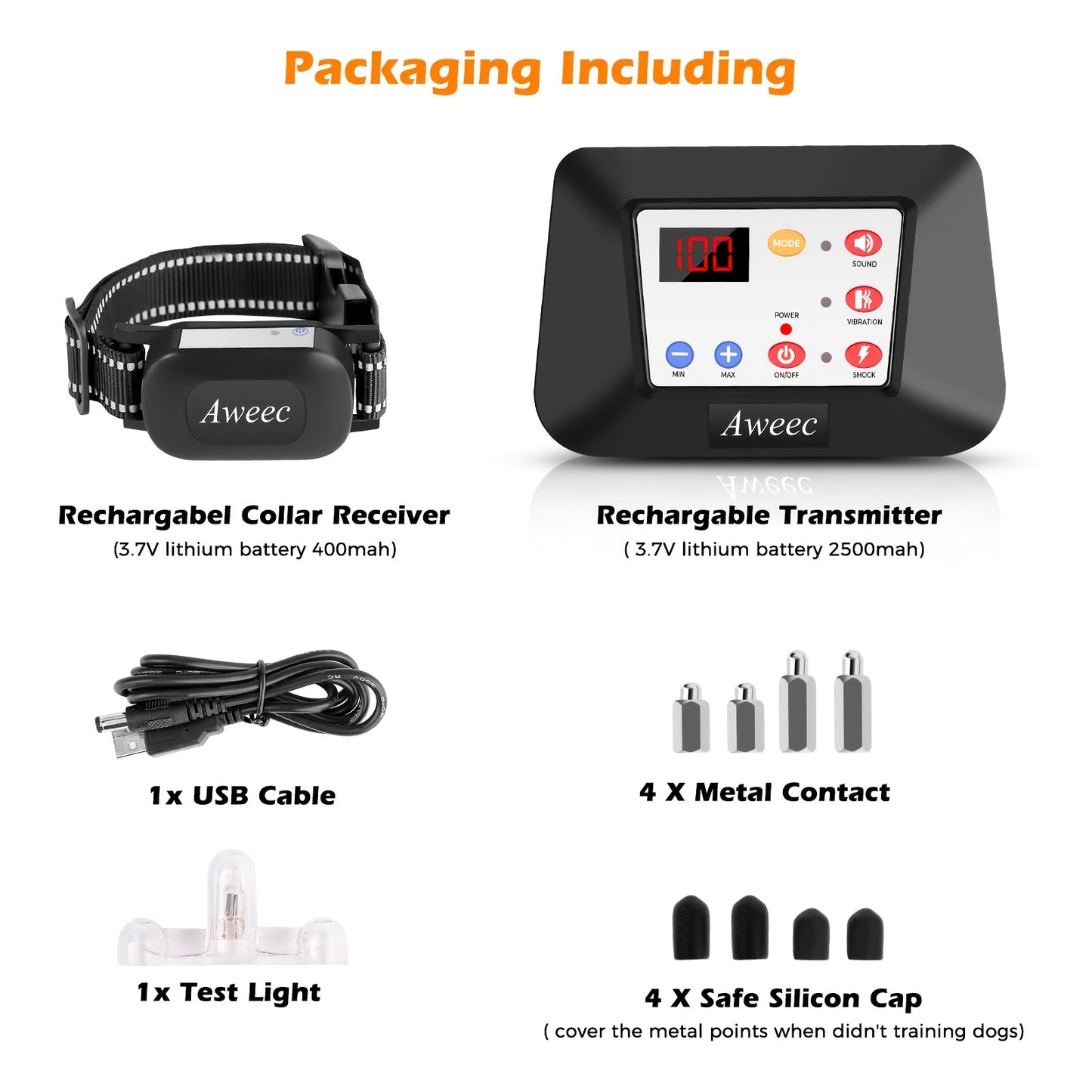Wireless Dog Fence System 2024 Electric Fence for Dog and Training Collar with Remote Wireless Dog Collar Boundary Containment System Adjustable Range Sizes Suitable for All Dogs