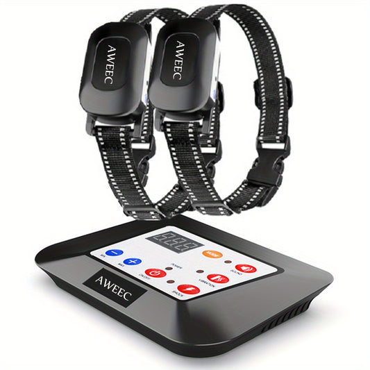 Wireless Dog Fence System 2024 Electric Fence for Dog and Training Collar with Remote Wireless Dog Collar Boundary Containment System Adjustable Range Sizes Suitable for All Dogs