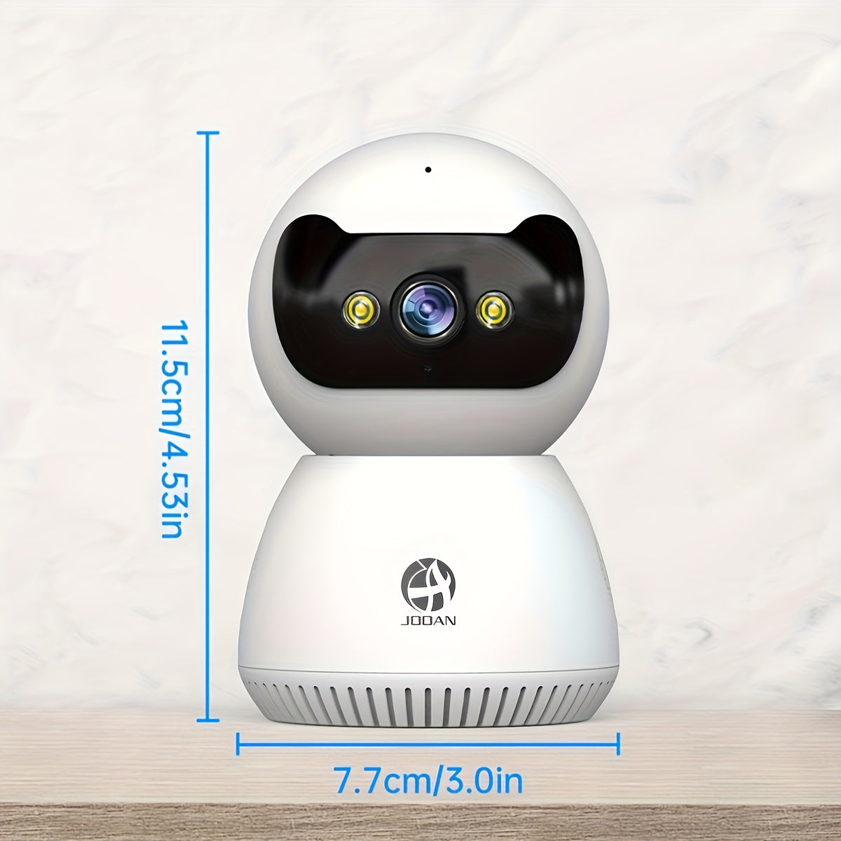 JOOAN 1080P Full HD Security Camera with Color Night Vision Two-Way Audio Motion Detection Auto Tracking WiFi Connectivity App Control for Home Safety